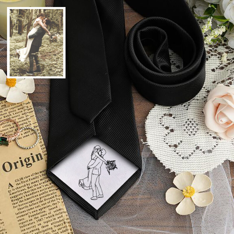 Custom Photo Tie Precious Gift for Husband