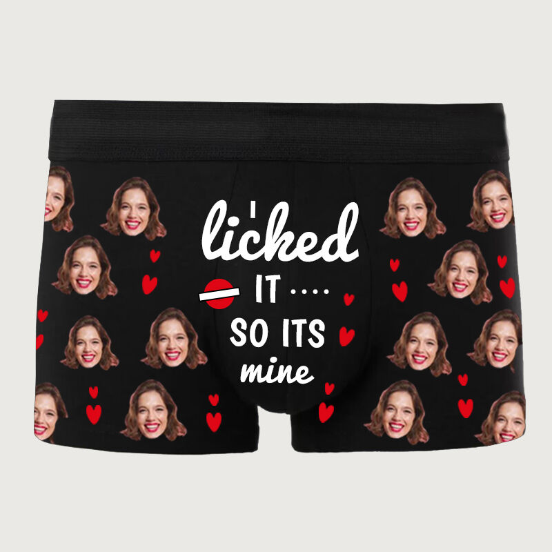 Personalized Picture Men's Underwear Boxer Briefs Creative Valentine's Day Gift