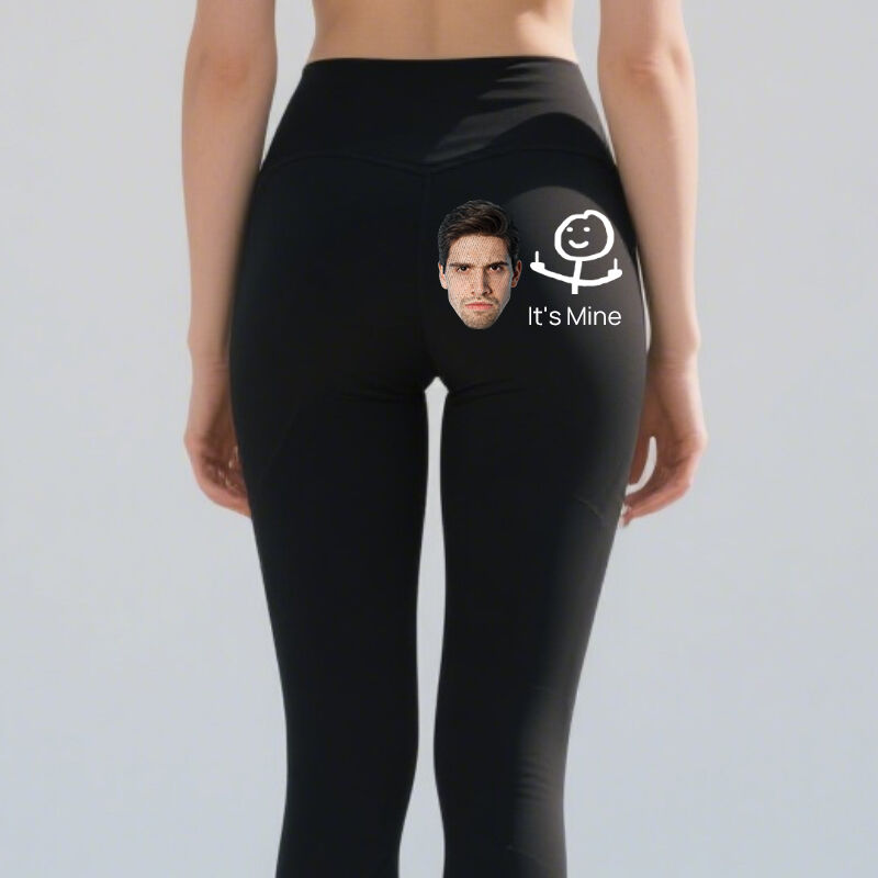 Personalized Leggings This Is My Warning Fun Little Man Design Creative Gift for Her Lovers