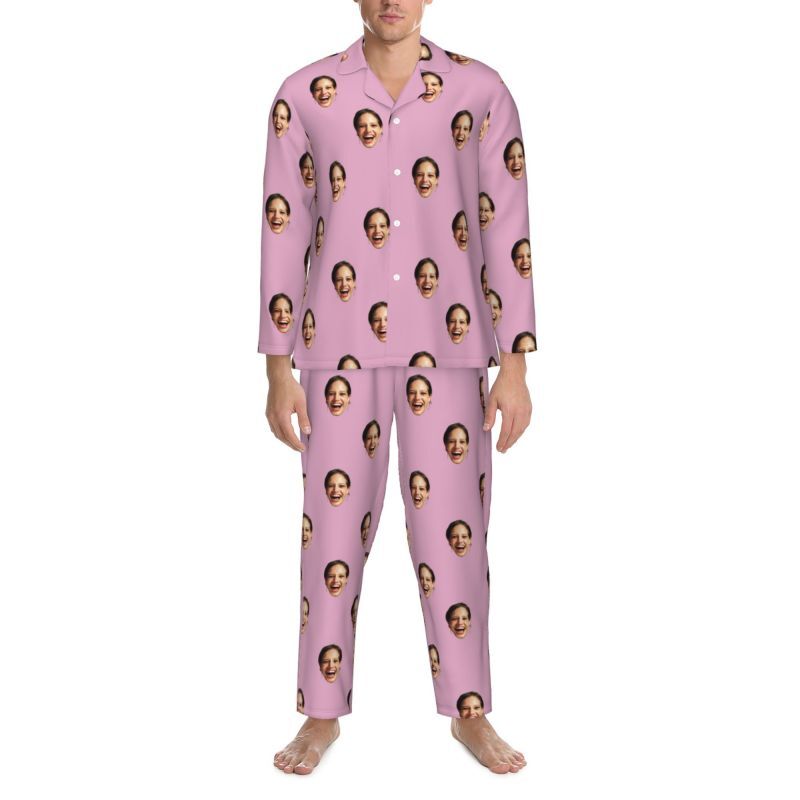 Personalized Pajamas Custom Photo and Color Design Your Own Attractive Gift for Loved One