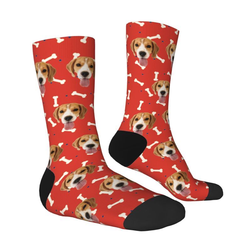 Custom Face Socks add Dog Photos for Pet Lovers