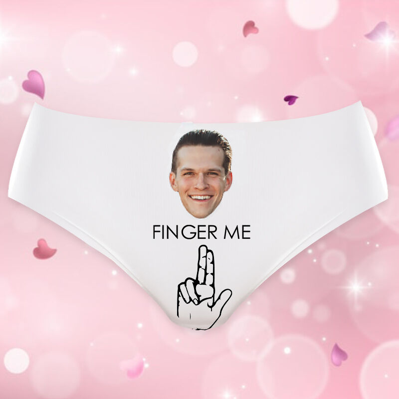Personalized Photo Women's Underwear Interesting Gift for Valentine's Day