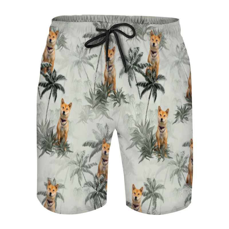 Personalized Picture Men's Beach Shorts Perfect Gift for Him