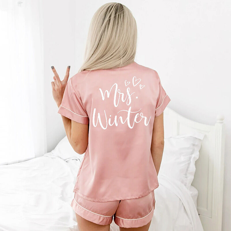 Personalized Pajama Set with Custom Engraving Beautiful Gift for Your Loved Ones