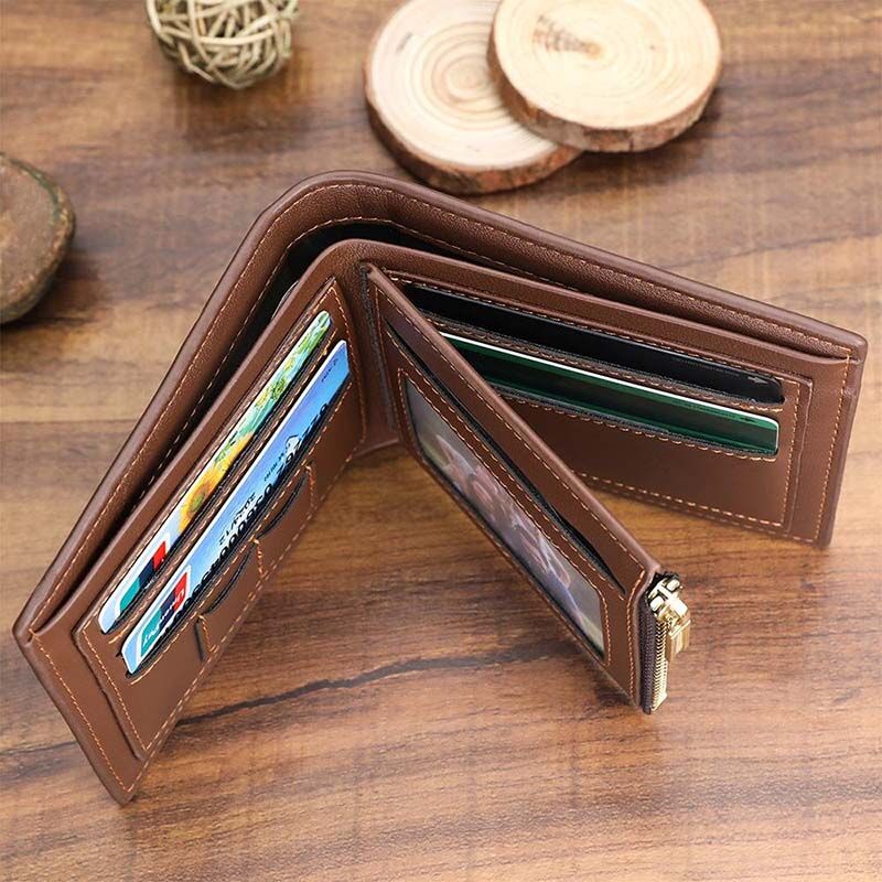 Custom Photo Wallet Men's Trifold Father's Day Gift