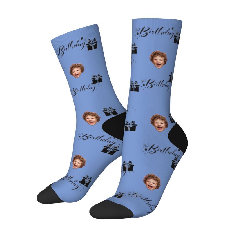 Personalized Face Socks Add Photos for Birthday