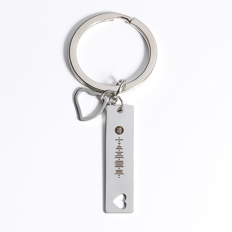 Scannable Spotify Code Custom Music Song Key Chain