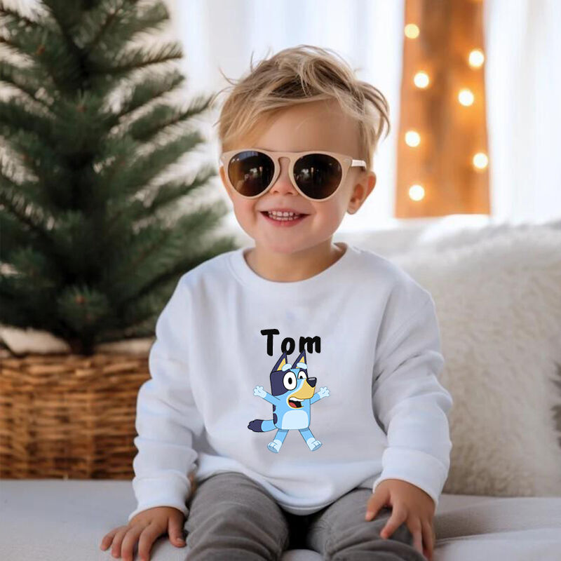 Personalized Children's Sweatshirts Customized with Cartoon Pictures, Cute Gifts for the Family
