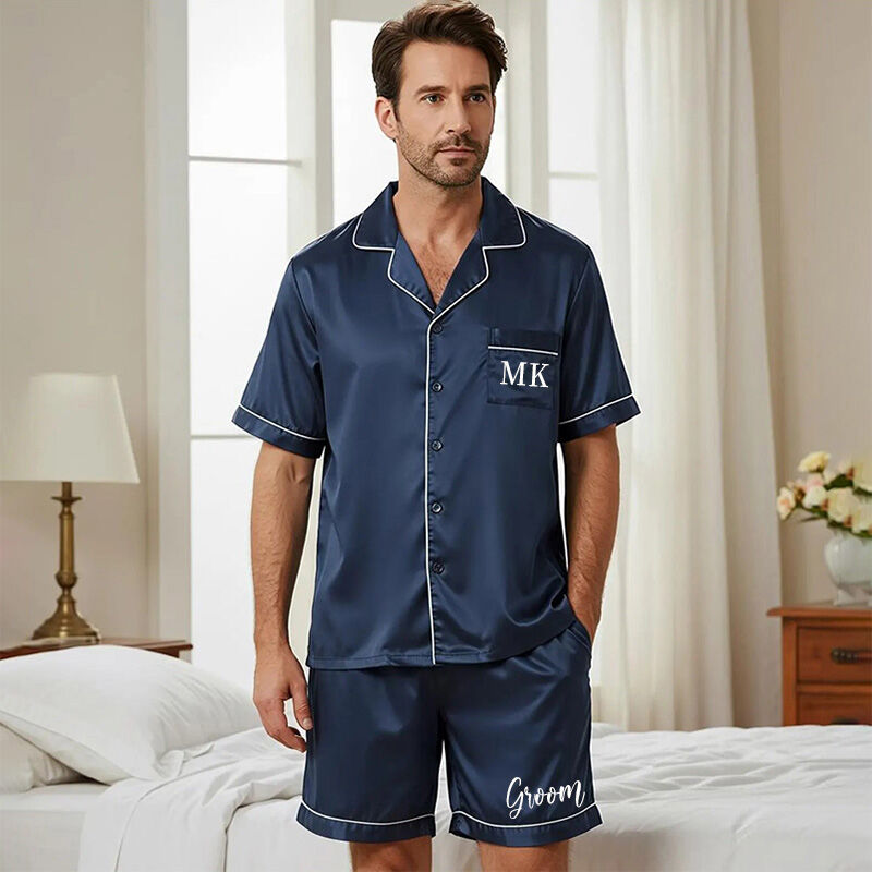 Personalized Pajama Set with Custom Engraving Precious Gift for Wedding