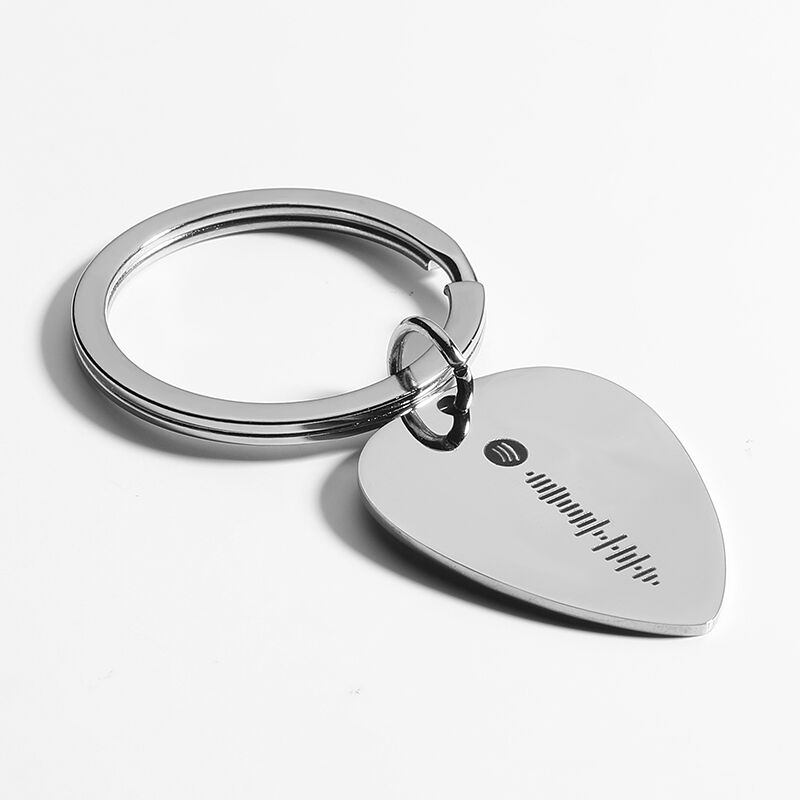 Scannable Spotify Code Custom Music Song Key Chain