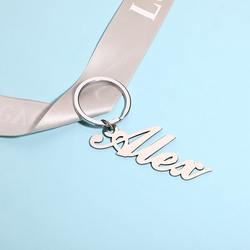 "Your Present" Custom Engraved Key Chain