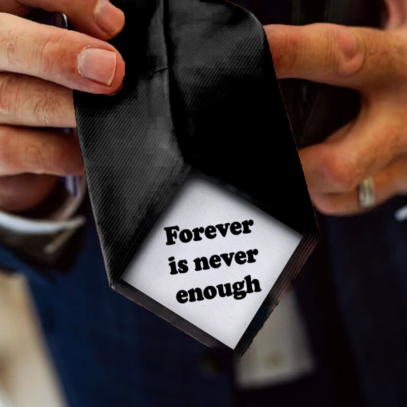 Custom Text Tie Perfect Gift for Your Love