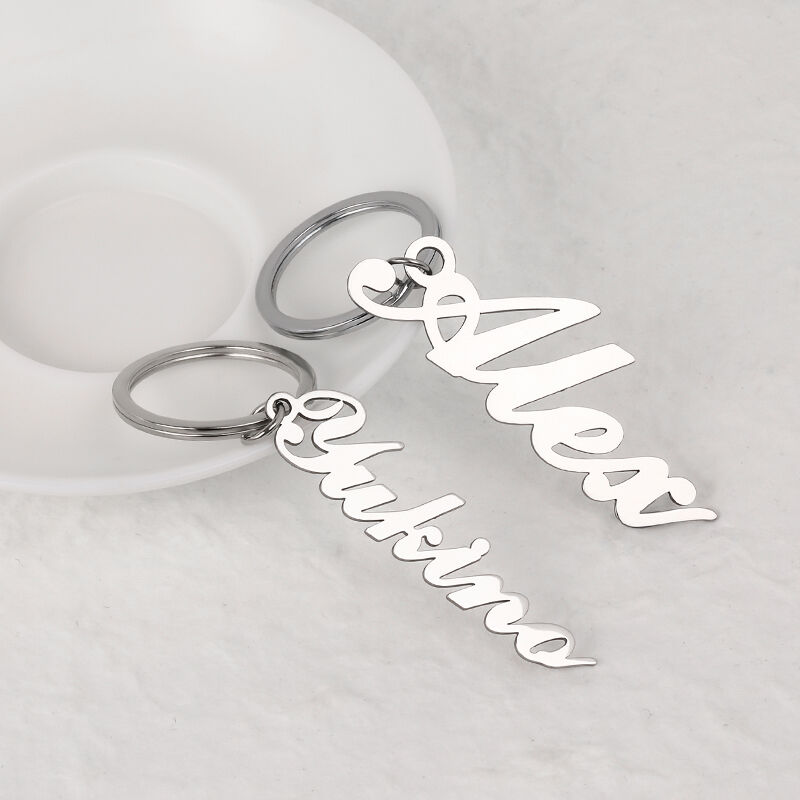 "Your Present" Custom Engraved Key Chain