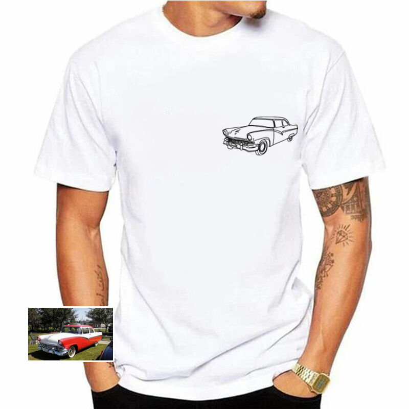 Personalized T-shirt with Custom Photo Cool Gift for Father's Day