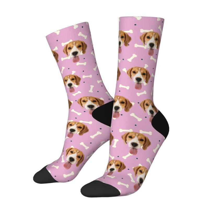 Custom Face Socks add Dog Photos for Pet Lovers