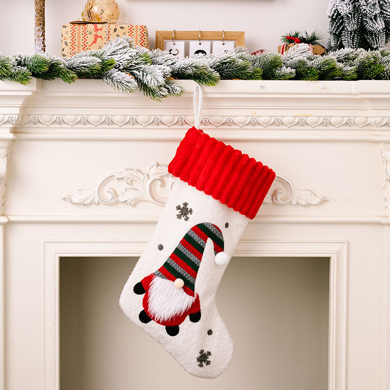 Personalized Dwarf Snowflake Knitted Custom Name Christmas Stockings