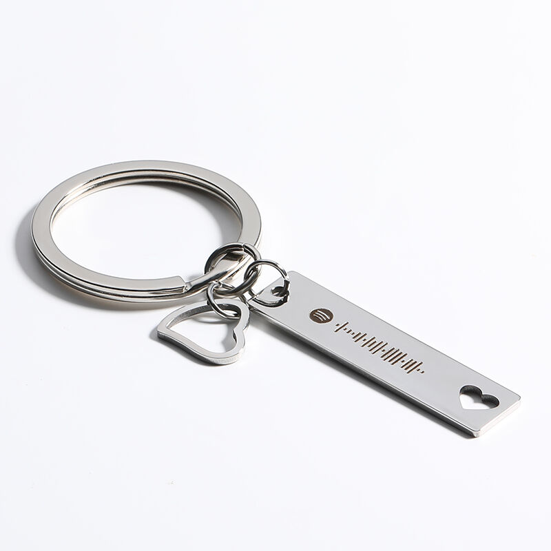Scannable Spotify Code Custom Music Song Key Chain