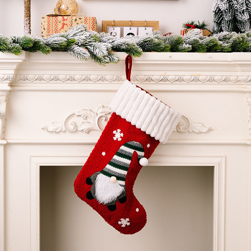 Personalized Dwarf Snowflake Knitted Custom Name Christmas Stockings
