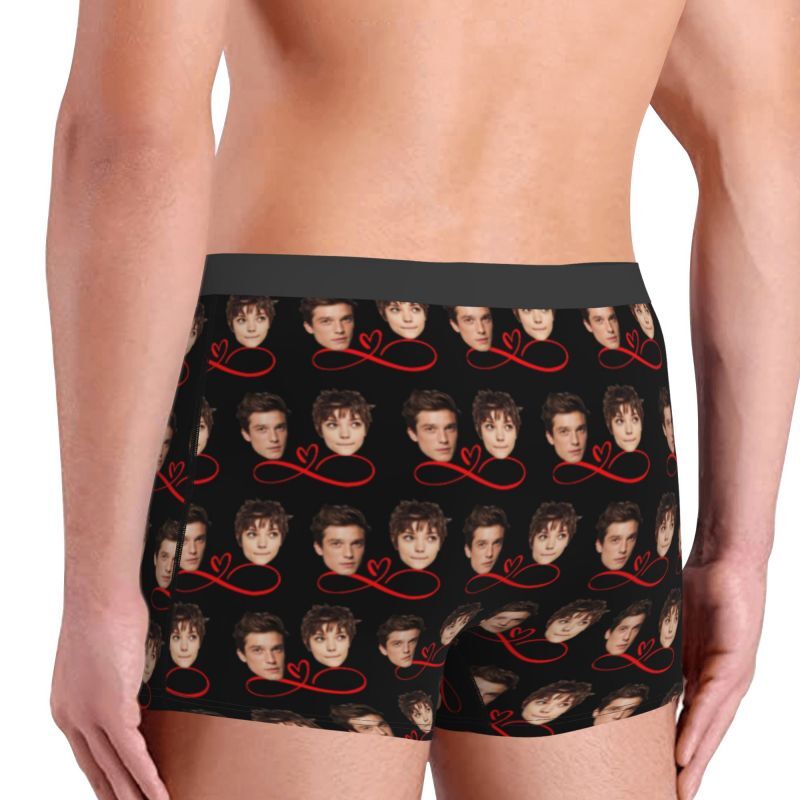 Personalized Photo Men's Underwear Boxer Briefs Romantic Valentine's Day Present