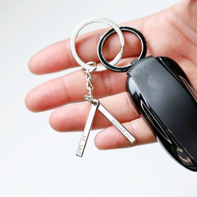 "Exclusive Gift" Custom Engraved Keychain