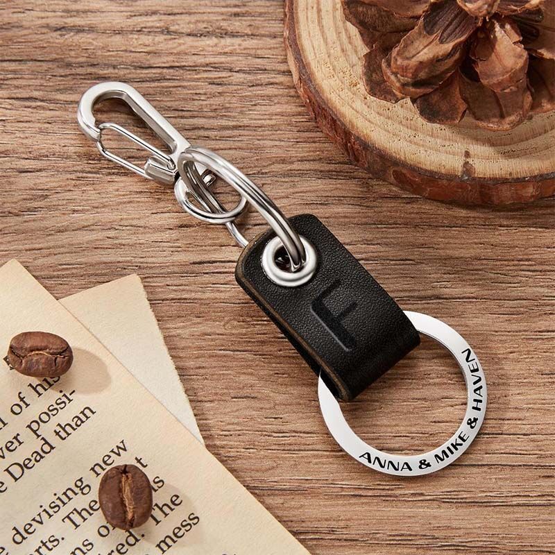 Personalized Men's Keychain Father’s Day Gift