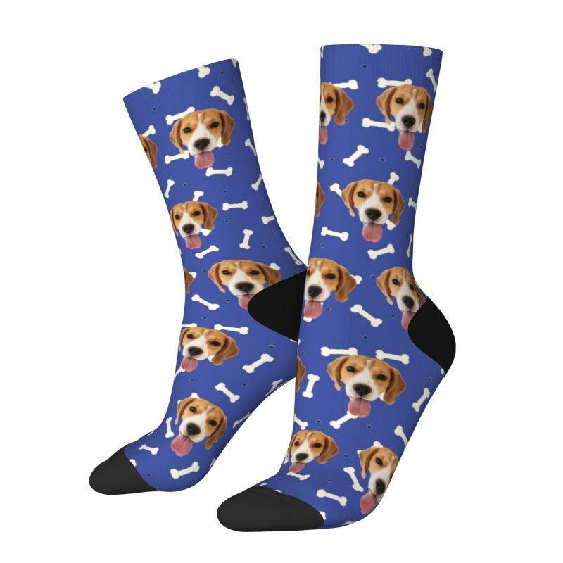 Custom Face Socks add Dog Photos for Pet Lovers