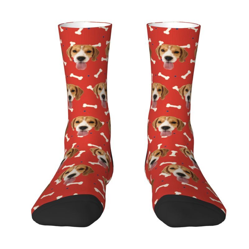 Custom Face Socks add Dog Photos for Pet Lovers