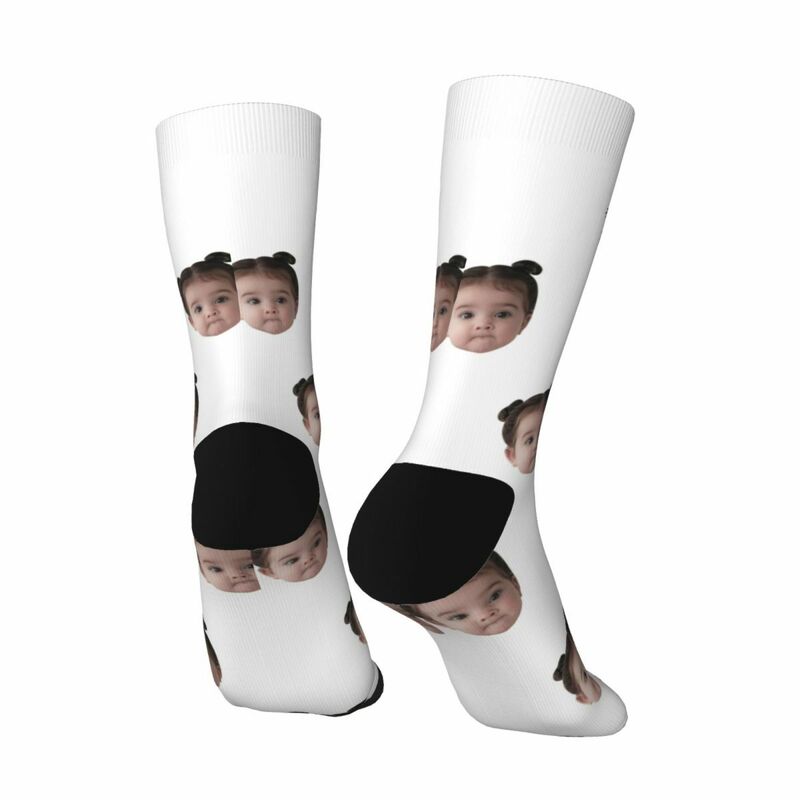 "I LOVE DADDY THIS MUCH" Customized Face Socks Gift from Daughter to Dad