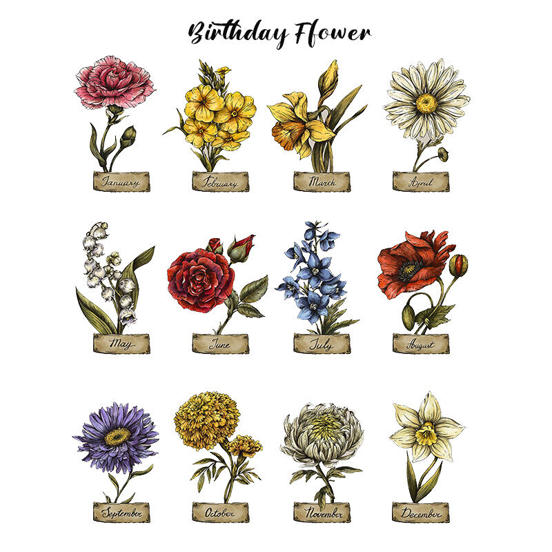 Lampe à Led Personnalisée Fleurs et Lettres Anniversaire Chaud Cadeau Fête des Mères