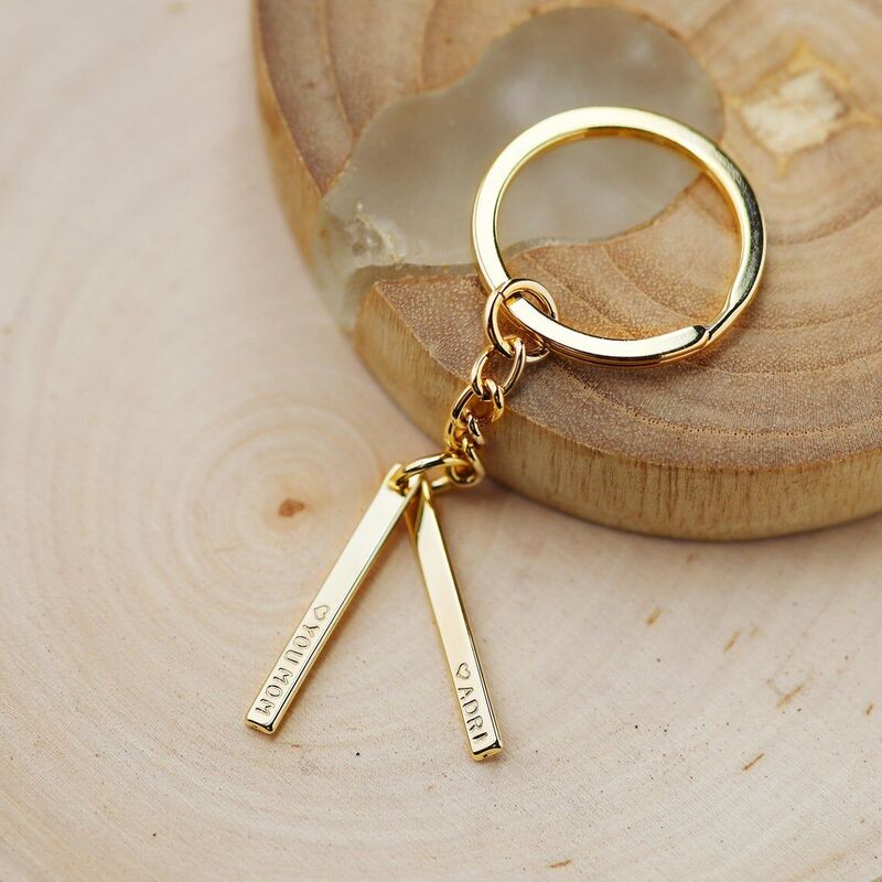 "Exclusive Gift" Custom Engraved Keychain