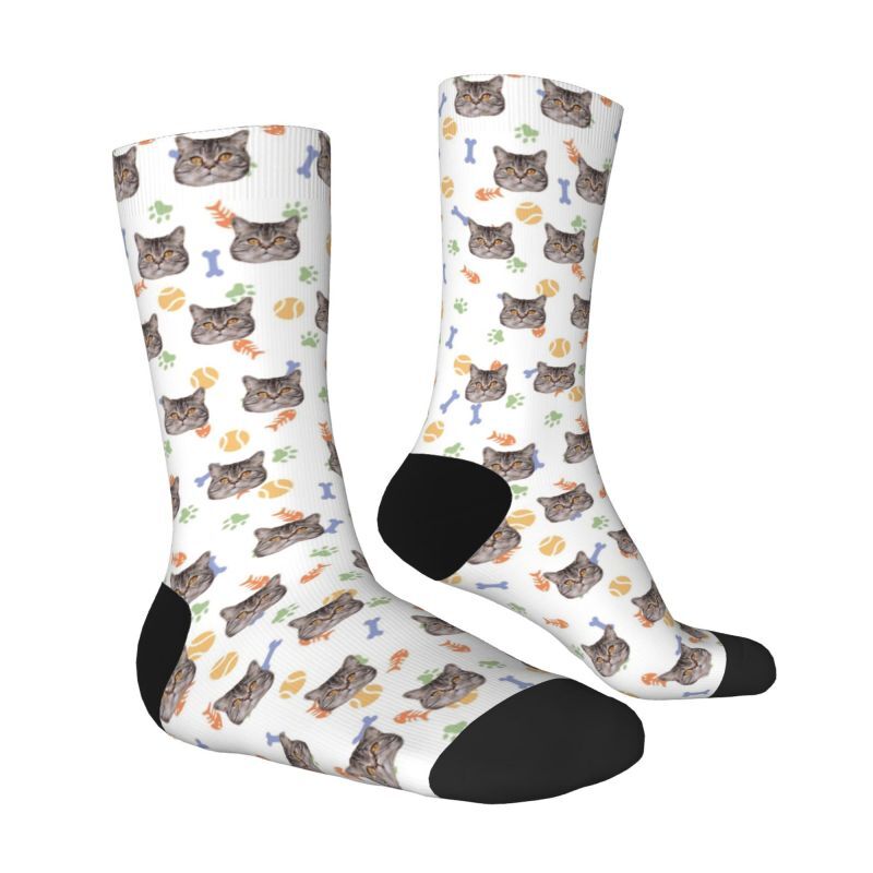Personalized 3D Digitally Printed Face Socks with Pet Pictures Added