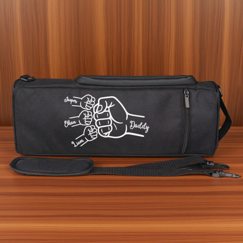 "Fist Bump" Personalized Golf Cooler Bag Outdoor Picnic Insulated Bag Father's Day Gift for Dad