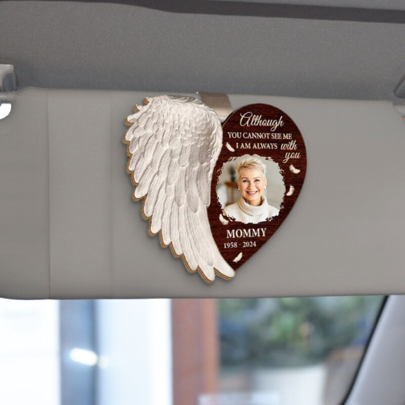 Remembered With Love - Memorial Personalized Custom Round Glass Ornament Car Hanger - Sympathy Gift For Family Members