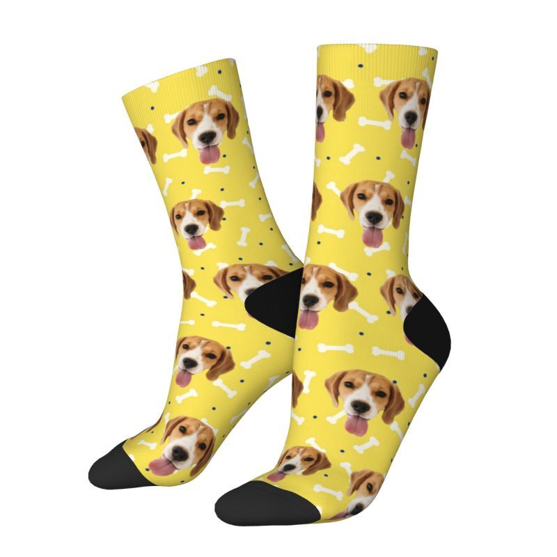 Custom Face Socks add Dog Photos for Pet Lovers