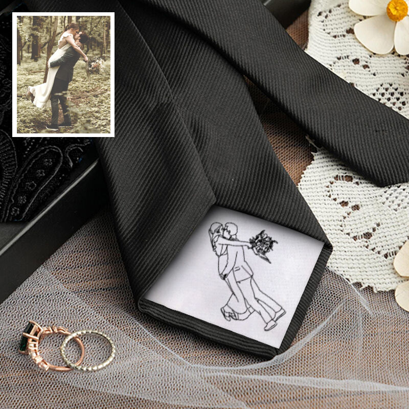 Custom Photo Tie Precious Gift for Husband