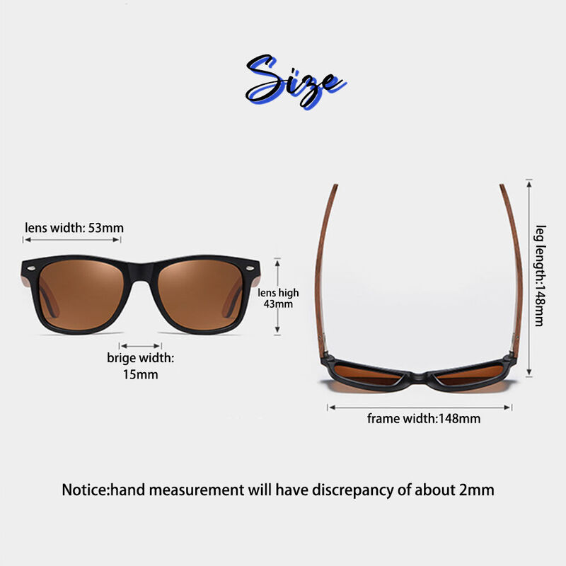 Personalized Sunglasses with Custom Names Wooden Frames Wedding Atmosphere Glasses for Groomsmen