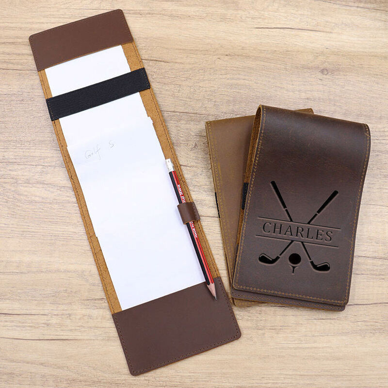 Custom Golf Scorecard Holder & Yardage Book Cover Perfect Golf Accessories Set for Him