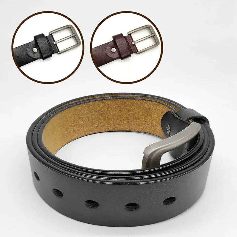 "How Much I Love You" Personalized Engraved Belt with Fist Bump Pattern for Father's Day