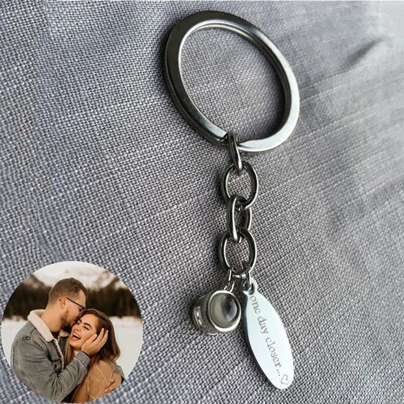 Personalized Name Photo Projection Keychain