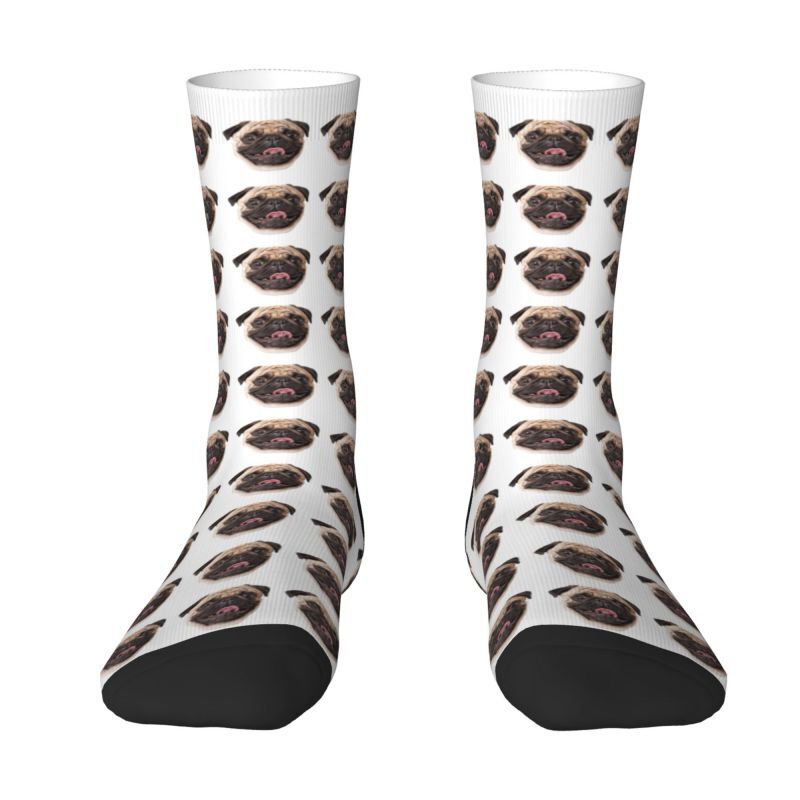 Personalized Face Socks with Pet Dog Photos