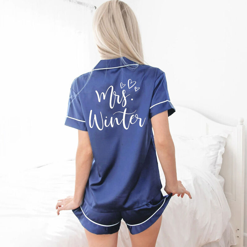 Personalized Pajama Set with Custom Engraving Beautiful Gift for Your Loved Ones