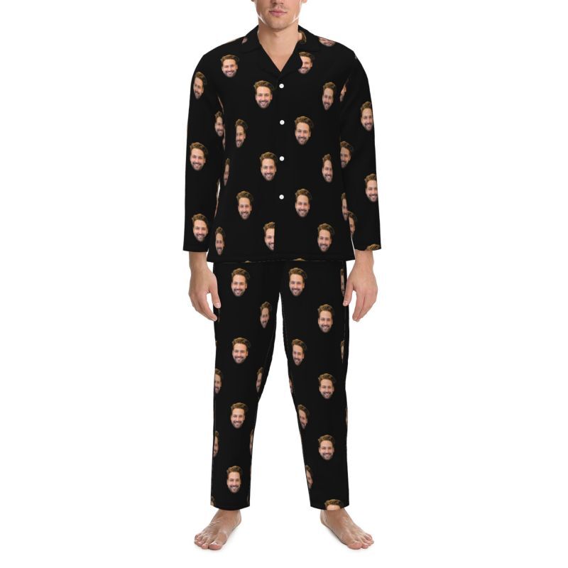 Personalized Pajamas Custom Photo and Color Design Your Own Attractive Gift for Loved One