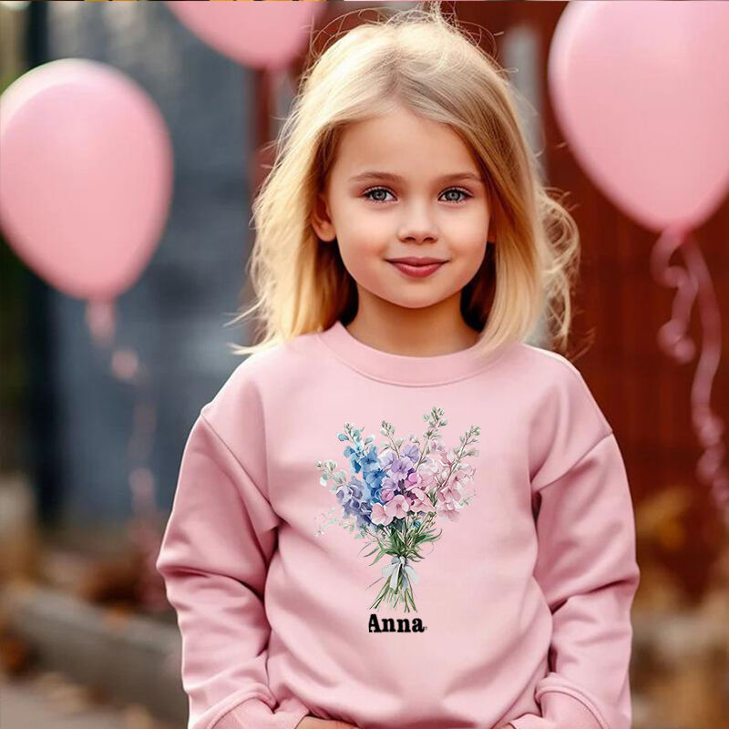 Personalized Children Sweatshirts Custom Birthday Paintings Cute Birthday Gifts For Kids