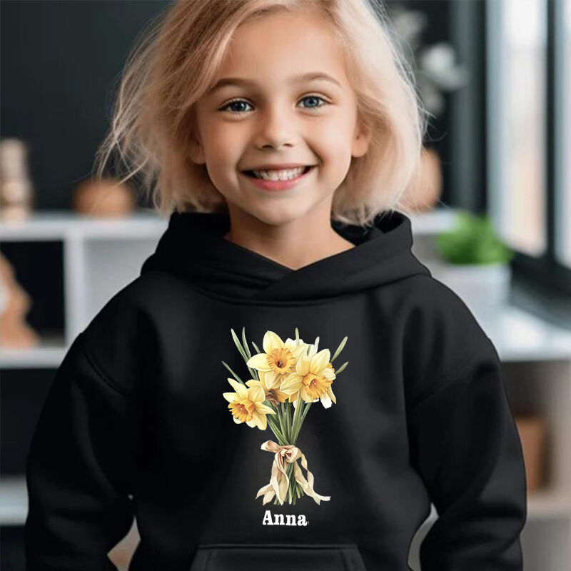 Personalized Children Hoodies Custom Birthday Paintings Cute Birthday Gifts For Kids