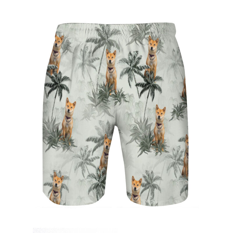 Personalized Picture Men's Beach Shorts Perfect Gift for Him