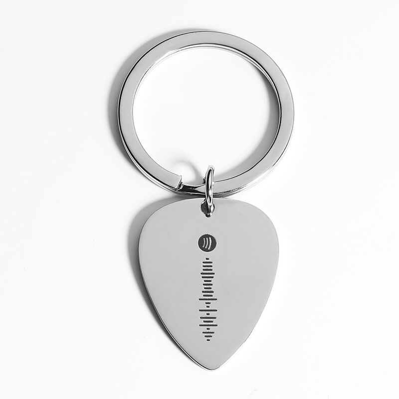 Scannable Spotify Code Custom Music Song Key Chain