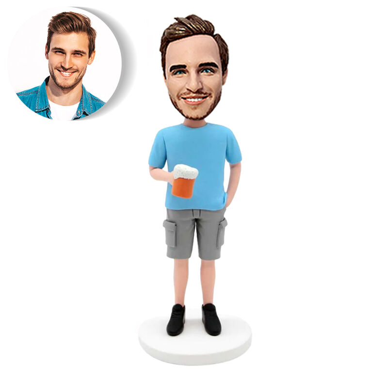 Dad Giant Beer Bobblehead - Funny Gift For Him main image 0